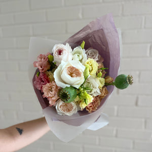 wrapped bouquet